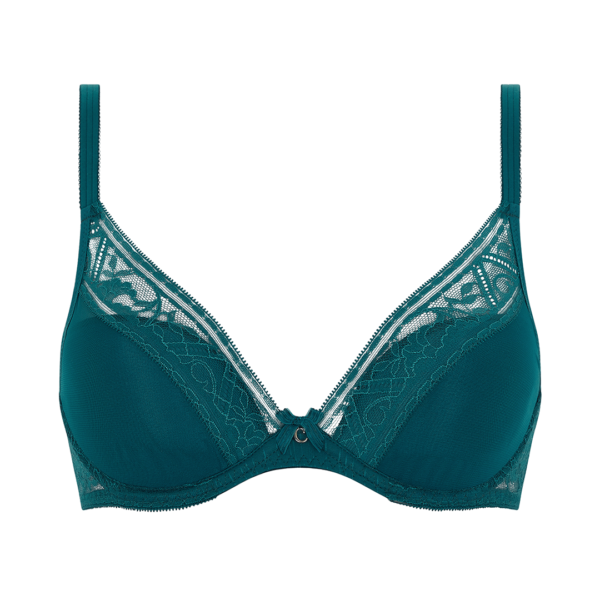 CHANTELLE Alto push up bra Oriental green – Lilli Lingerie