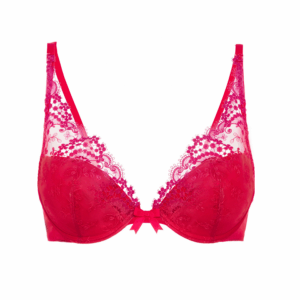 Simone Perele - Wish Triangle Push-Up Bra Rainbow Red